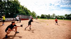 Tréninkové hřiště baseballové Techniky Brno na Kraví hoře je podle klubu v... Tréninkové hřiště baseballové Techniky Brno na Kraví hoře je podle klubu v...
