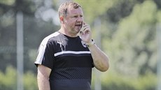 Trenér Pavel Vrba na tréninku fotbalist Plzn, archivní foto. 