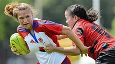 České reprezentantky v sedmičkovém ragby hrají v Ostravě turnaj European... České reprezentantky v sedmičkovém ragby hrají v Ostravě turnaj European...