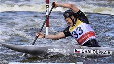 Václav Chaloupka během semifinále Světového poháru v Praze Václav Chaloupka během semifinále Světového poháru v Praze