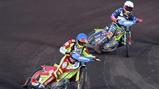 Český plochodrážník Václav Milík (vlevo) a Piotr Pawlicki z Polska na Grand... Český plochodrážník Václav Milík (vlevo) a Piotr Pawlicki z Polska na Grand...