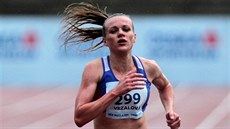 Simona Vrzalová na republikovém mistrovství v atletice. Simona Vrzalová na republikovém mistrovství v atletice.