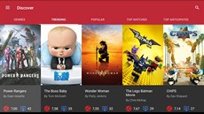 V aplikaci CineTrak si mete udrovat seznam film, které jste vidli.