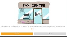 Aplikace Genius Fax umí odesílat i pijímat faxové zprávy.