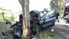 Tragická nehoda u Dětkovic na Prostějovsku Tragická nehoda u Dětkovic na Prostějovsku