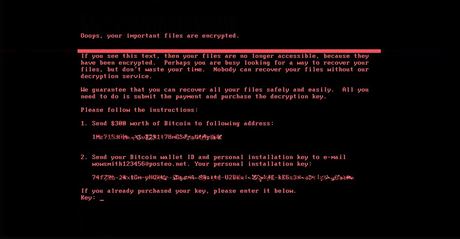 Ransomware Petya/Petrwrap