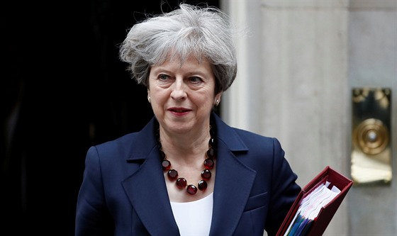 Britská premiérka Theresa Mayová (28. ervna 2017)