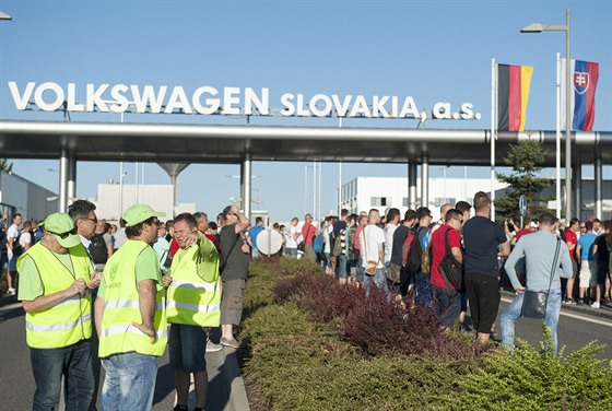 Stávka ve slovenském Volkswagenu v nedli skonila.