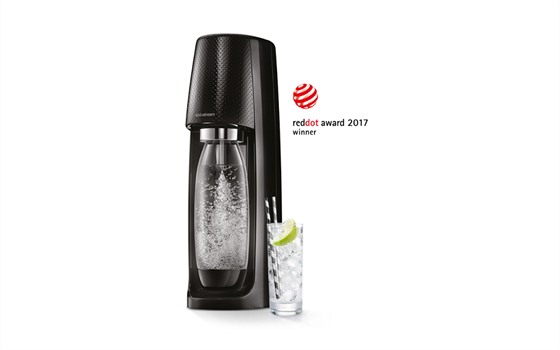 SodaStream SPIRIT Black.Výrobník domácí perlivé vody Spirit s kompletní výbavou...