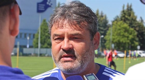 Sportovní manaer fotbalové Olomouce Ladislav Miná.