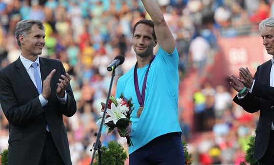 Otpa Vítzslav Veselý dostal na Zlaté trete bronzovou olympijskou medaili z...
