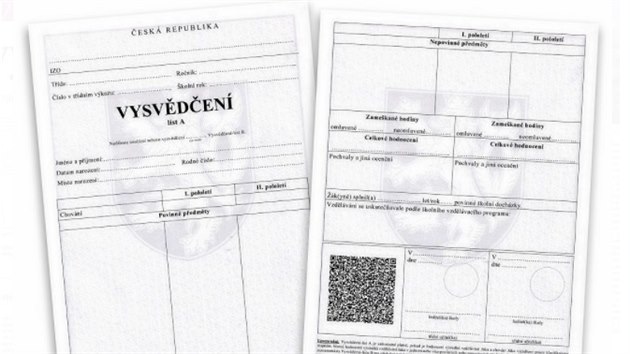 Dvojí informace QR kód najdou žáci a studenti na zadní straně vysvědčení. Bude... Dvojí informace QR kód najdou žáci a studenti na zadní straně vysvědčení. Bude...