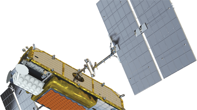 Vizualizace satelitu Iridium NEXT Vizualizace satelitu Iridium NEXT