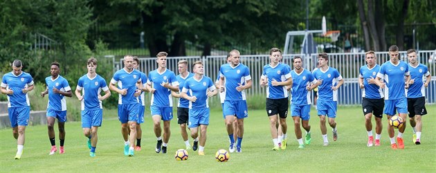 Trénink fotbalistů Zbrojovky Brno. Trénink fotbalistů Zbrojovky Brno.