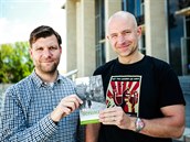 Michal Konečný (vlevo) a Alexandr Brummer napsali průvodce Brno nacistické,... Michal Konečný (vlevo) a Alexandr Brummer napsali průvodce Brno nacistické,...