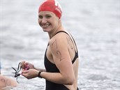 Dálková plavkyně Lenka Štěrbová. Dálková plavkyně Lenka Štěrbová.