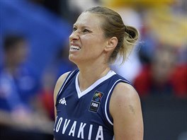 Slovenská matadorka Zuzana irková bhem Eurobasketu v esku