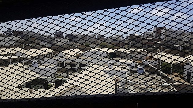 Pohled na centrln vznici v jemenskm Adenu (9. kvtna 2017)