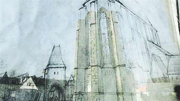 Z gotického kostela minoritského konventu v Benešově do dneška zbylo pouze torzo