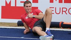 Oštěpař Thomas Röhler před ME družstev v Lille. Oštěpař Thomas Röhler před ME družstev v Lille.
