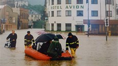 Centrem záplav v centrální části města byl hotel Avion. Centrem záplav v centrální části města byl hotel Avion.