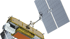 Vizualizace satelitu Iridium NEXT Vizualizace satelitu Iridium NEXT