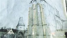 Z gotického kostela minoritského konventu v Benešově do dneška zbylo pouze torzo Z gotického kostela minoritského konventu v Benešově do dneška zbylo pouze torzo