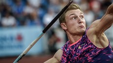 Oštěpař Thomas Röhler na mítinku Zlatá tretra Oštěpař Thomas Röhler na mítinku Zlatá tretra