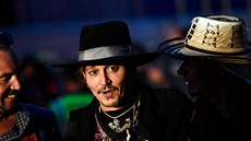 Johnny Depp na festivalu v Glastonbury (22. ervna 2017)