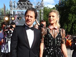 Pavol Habera a Daniela Petová na filmovém festivalu v Karlových Varech (30....