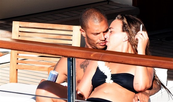 Jeremy Meeks a Chloe Greenová (Mugla, 28. ervna 2017)