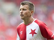 Ruslan Rota ze Slavie bhem ppravy s Celticem