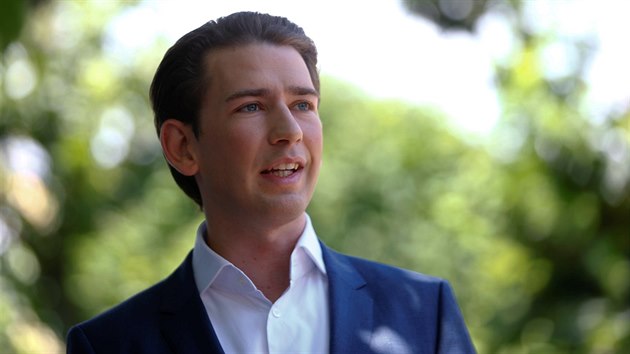 Rakousk ministr zahraninch vc Sebastian Kurz  (27. ervna 2017)