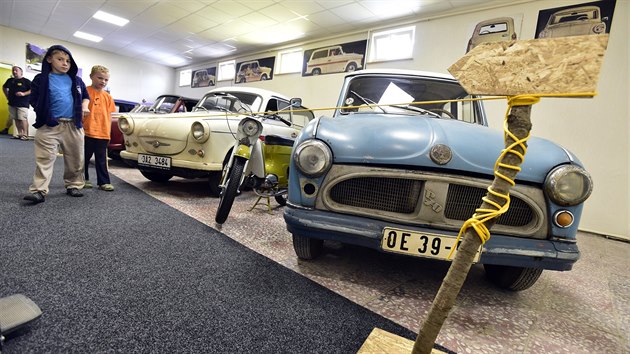 Autoi expozici obohatili zajmavostmi z trabant historie 