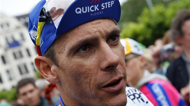 Philippe Gilbert ped startem jedn z etap na Tour de France