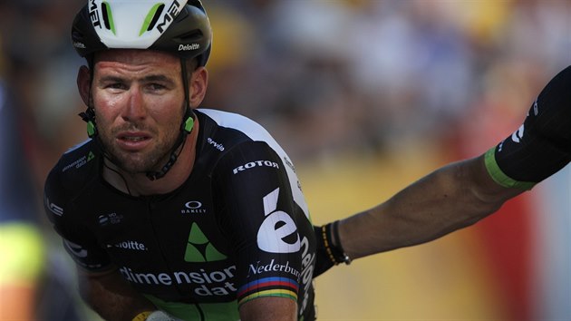 Mark Cavendish v cli tvrt etapy Tour de France
