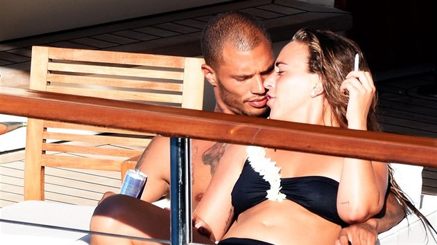 Jeremy Meeks a Chloe Greenov (Mugla, 28. ervna 2017)