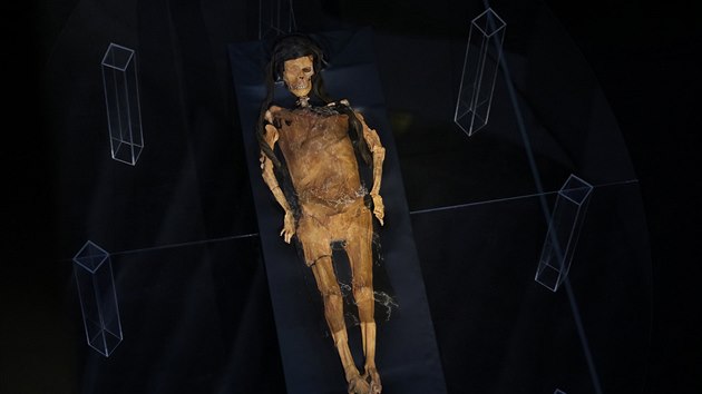 Mumie starobyl vldkyn Peru (4. 7. 2017)