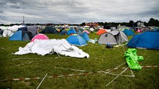 Stanové městečko na festivalu Bråvalla Stanové městečko na festivalu Bråvalla