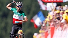 Fabio Aru slaví premiérové vítzství na Tour.