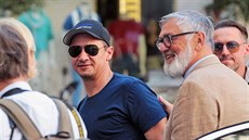 Herec Jeremy Renner, jedna z hlavních hvzd letoního 52. roníku Mezinárodního...