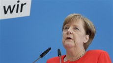 Angela Merkelová v pondlí pedstavila volební program CDU/CSU (3. ervence...