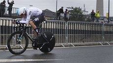 Úvodní asovku letoní Tour ovládl Geraint Thomas.