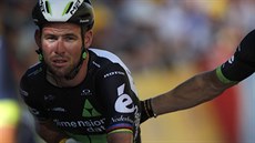 Mark Cavendish v cíli tvrté etapy Tour de France