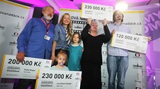 Ceny Filmové nadace převzali (zleva) Radek Bajgar, Lucia Klein Svoboda, Lucie... Ceny Filmové nadace převzali (zleva) Radek Bajgar, Lucia Klein Svoboda, Lucie...