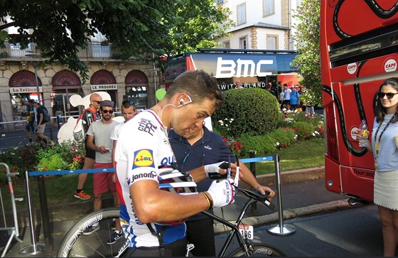 Zdenk tybar po patnácté etap Tour de France.