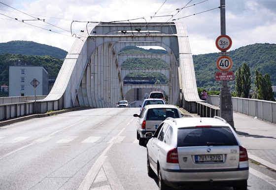 Benev most v Ústí nad Labem.