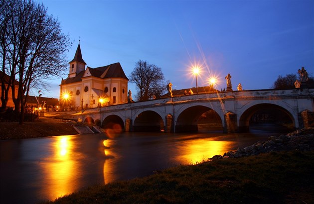 Historický most v Námti nad Oslavou.