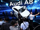 Audi A8 pi svtové premiée v Barcelon