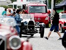 Veteráni na brnnském výstaviti - Brno Revival Mezi pavilony (15. 7. 2017)